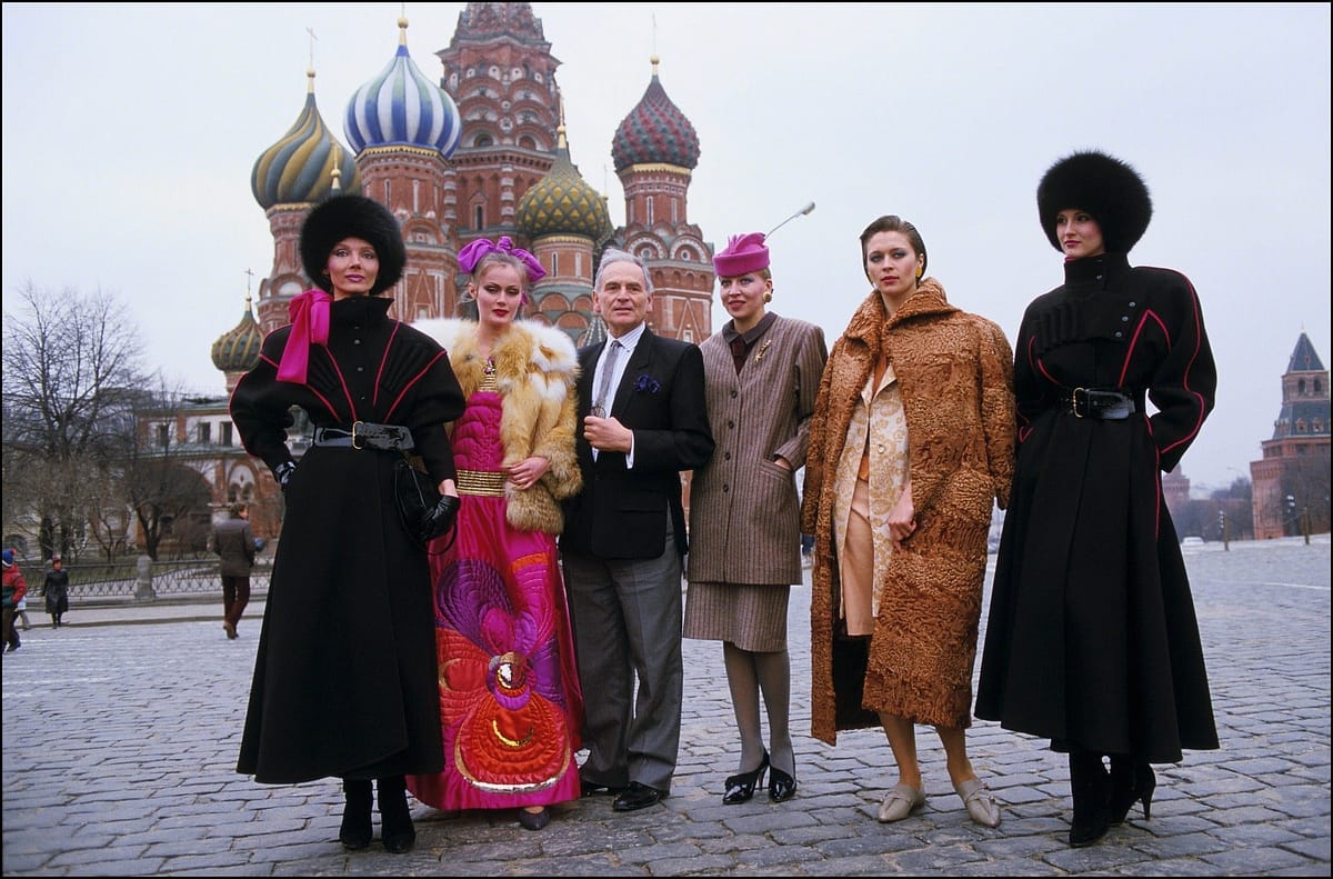 Pierre Cardin v Moskvi 1986.